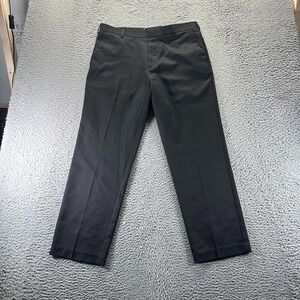 Arrow Pant Mens 36x30 Black Polyester Dress Straight Leg Formal Business Career‎